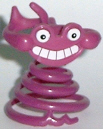 K02 Spiralmonster - Figur 1 lila - zum Schließen ins Bild klicken