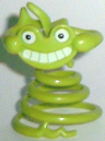 K02 Spiralmonster - Figur 1 grün - zum Schließen ins Bild klicken