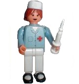 1990 Feuerwehr-Übung - Krankenschwester 2 - zum Schließen ins Bild klicken