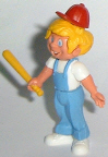 1986 Ferrero Werbefigur - mit Baseballschläger - zum Schließen ins Bild klicken