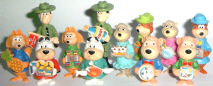 1996 Yogi Bear 1 + 2 - 12 Figuren - SATZ - zum Schließen ins Bild klicken