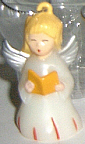Weihnachtsanhänger - Engel gelb - zum Schließen ins Bild klicken