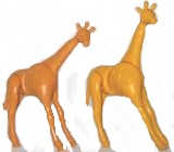 1995 Tiere der Wildnis - Giraffe ocker - zum Schließen ins Bild klicken