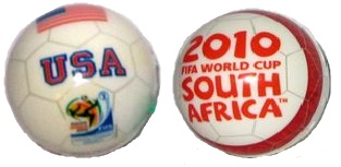 2010 Fifa World Cup - Gacha Balls - USA - zum Schließen ins Bild klicken