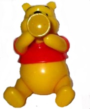 Tomy - Winnie the Pooh ca. 7 cm - mit Trompete - zum Schließen ins Bild klicken