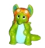 Pocket Dragon - Drache mit Fliegerbrille - zum Schließen ins Bild klicken