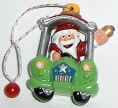 2003 Weihnachtsmann mit Auto - Anhänger - zum Schließen ins Bild klicken