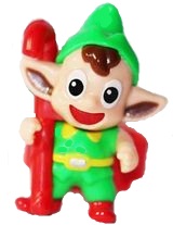 2016 Kleine Weihnachtsbotschafter - Elf mit Zuckerstange - zum Schließen ins Bild klicken