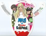 2019 Frankreich Ostern 320g Ü-Ei - Barbie - zum Schließen ins Bild klicken
