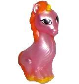 Unicorns - Einhorn rosa-orange 3 + BPZ - zum Schließen ins Bild klicken