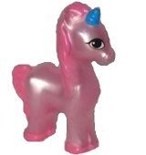 Unicorns - Einhorn rosa-pink 2 + BPZ - zum Schließen ins Bild klicken