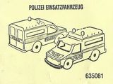 1993 Helfer im Einsatz - AKZ Polizei Einsatzfahrzeug - zum Schließen ins Bild klicken