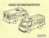1993 Helfer im Einsatz - AKZ Notarzt Rettungstransporter - zum Schließen ins Bild klicken
