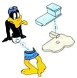 2004 Joy - BAL Looney Tunes - Daffy Duck als Schwimmer - zum Schließen ins Bild klicken